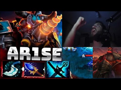 Ar1se Best Magnus Great Game Big Plays And Collapse Mode Mars Dota 2 Highlights !!