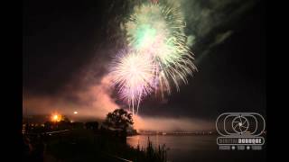 preview picture of video 'Dubuque Fireworks timelapse'