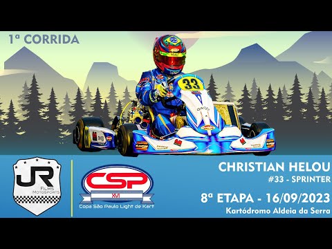 Christian Helou - 8ª Etapa XVI Copa São Paulo Light de Kart 2023 (1/2 Corrida)