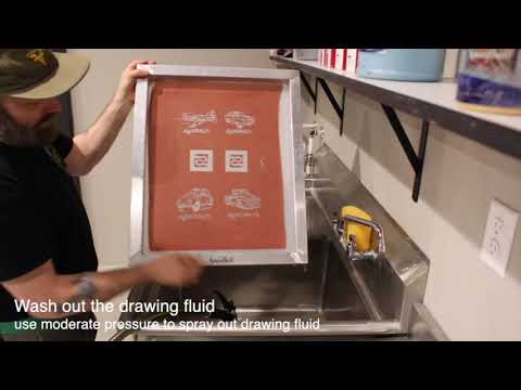 Creating Underglaze Transfers with the Drawing Fluid + Screen Filler Method with Israel Davis