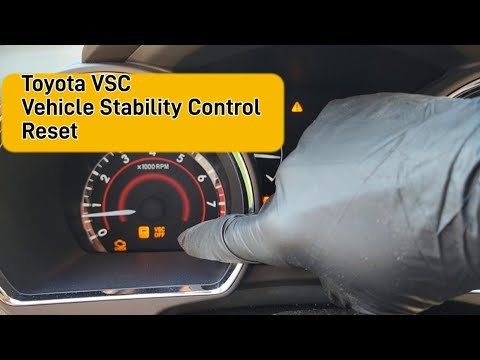 Toyota Highlander Vehicle Stability Control (VSC) Reset