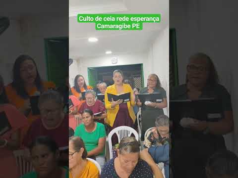 rede esperança Camaragibe PE ceia do SENHOR fazei isto em memória de mim .