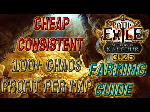 Cheap 100+ Chaos Profit Per Map Farming Strategy | Path of Exile [3.25]