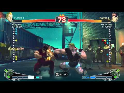 pikagoma [Abel] vs kentackyyy [Fei] SSF4 Japanese Online Ranked Matches - TRUE-HD