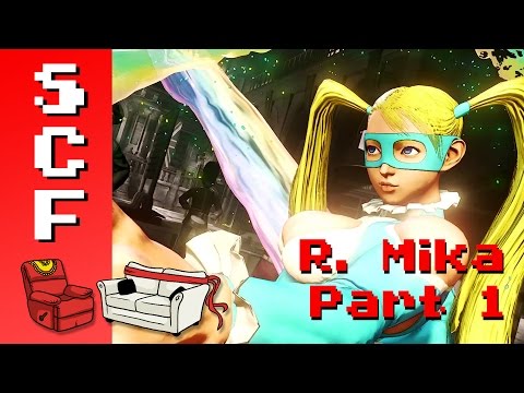 Street Fighter V Beta! R. Mika Part 1! Super Couch Fighters #1