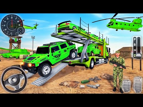 Army Vehicle Transport Simulator 3D - US Army Cargo Truck Transport Game - Android gameplay