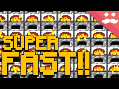 How to make FAST FURNACES in Minecraft!!