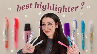 rating & reviewing all my highlighters | best highlighters f