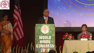 Dr SP Kothari speaking at Inaugural Session of WHC 2018