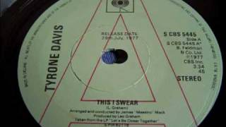 Tyrone Davis 'This I Swear'. 1977. Soul/disco.