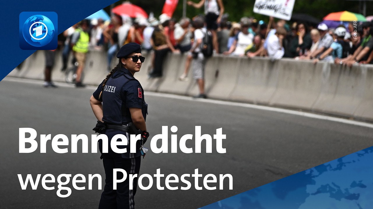 Proteste wegen Verkehrslärm: Brenner gesperrt