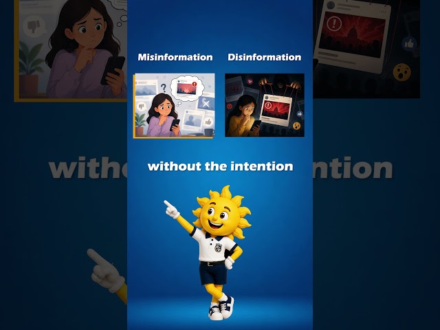 Misinformation vs Disinformation #sunbeamworldschool #onlineeducation #k12education #studyabroad