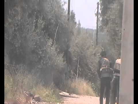 التصدي لمنع محاولة قوات النظام اقتحام بلدة خربة غزالة ضمن معركة جسر حوران