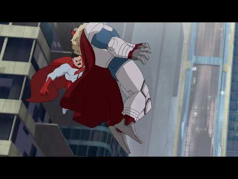 Omni Man SAVES Invincible from Flaxan