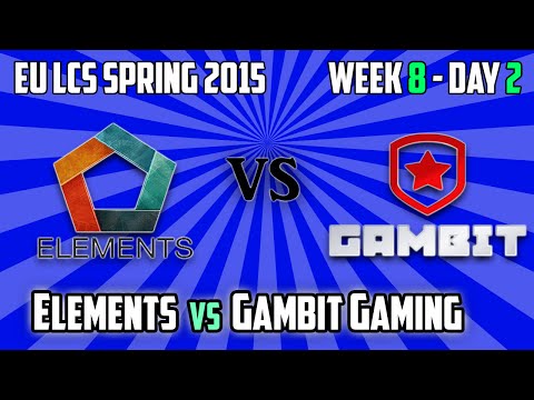 5. Elements vs Gambit Gaming - Highlights - EU LCS Spring 2015 - W8D2