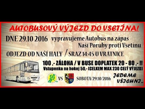 VÝJEZD PODZIMU - upoutávka (29.10.2016 Vsetín -Poruba)