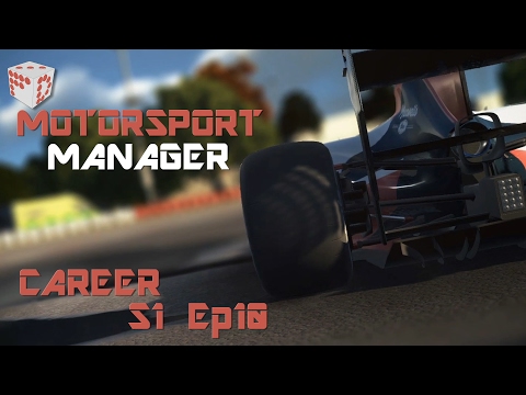 Motorsport Manager s1 ep10 PC - New Car Design & Last Race