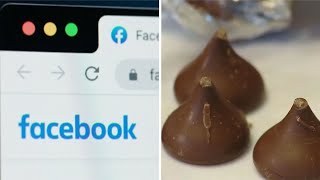 Warning about Facebook ad offering popular chocolate in bulk