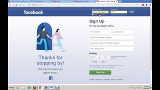 How to open facebook without entering username and password