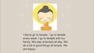 I like to go to temple.
