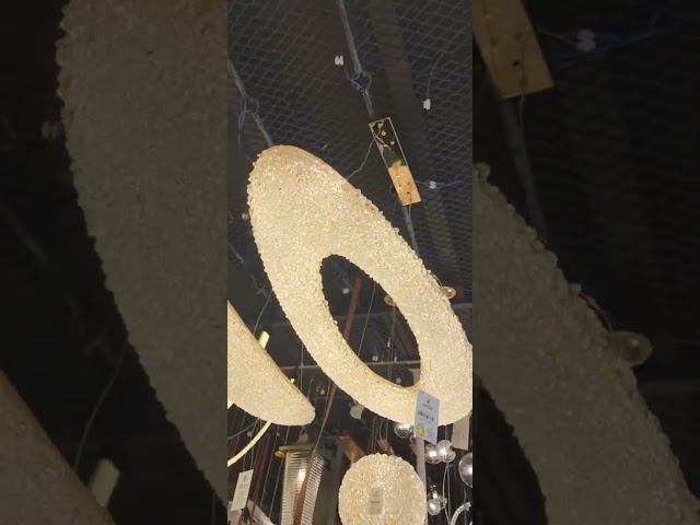 نجفة مودرن كريستال لوزة