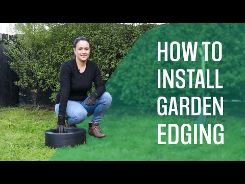 How to install garden edging