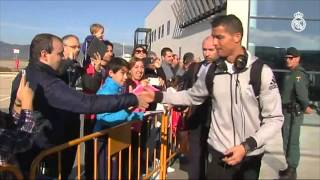 Real Madrid arrived in Castellon