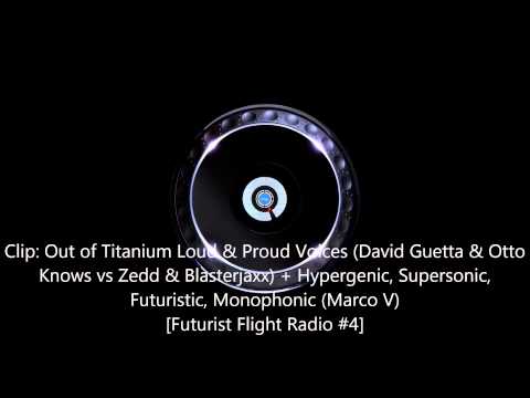 Clip Out of Titanium Loud & Proud Voices + Hypergenic, Supersonic, Futuristic, Monophonic
