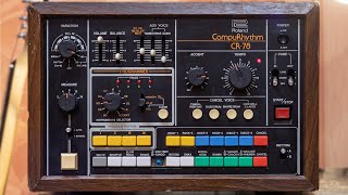 Video thumbnail for Roland CR-78 drum machine 1978 by ShurSoma