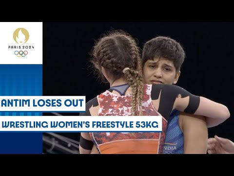 India's Antim Panghal bows out | Wrestling Women's Freestyle 53kg | Paris 2024 Highlights