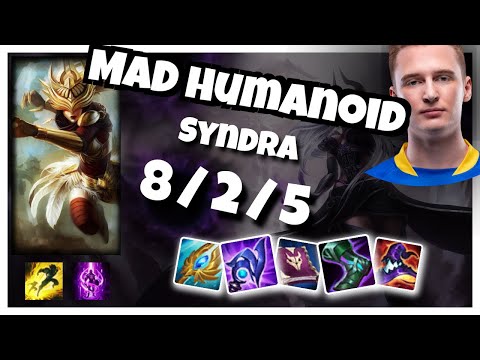 Humanoid Syndra 11.1 Gameplay Challenger S11 Mid (8/2/5) - EU