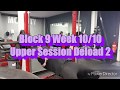 DVTV: Block 9 Upper session Deload 2