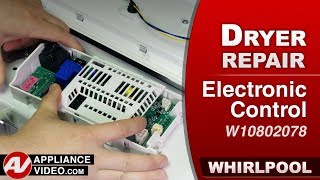 Whirlpool Dryer Not Starting: Electronic Control Repair and Diagnostic
