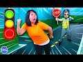 Ultimate RED Light GREEN Light Challenge! Boys Vs Girls Fun Kids Game!