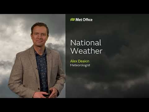 23/03/23 – Blustery showers and sunny spells – Evening Weather Forecast UK – Met Office Weather