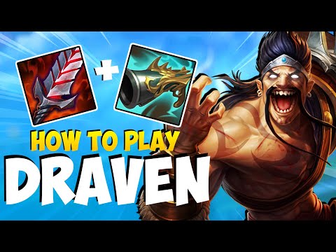How to Play DRAVEN ADC for Beginners | DRAVEN Guide Season 15 | League of Legends