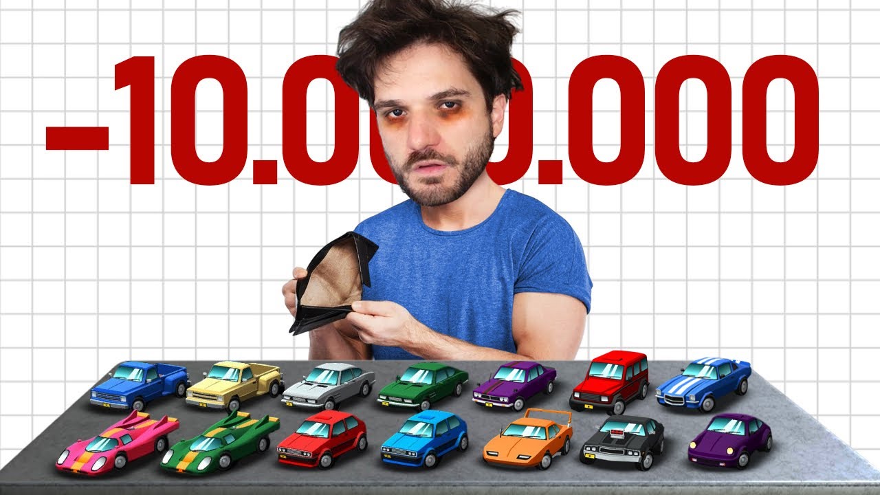 USEI CHEAT DE DINHEIRO E GASTEI 10 MILHÕES DE REAIS PRA COMPLETAR UMA COLEÇÃO DE CARRINHOS!