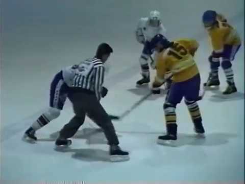 Ishockey.  IF-Pucken - Kraft, D juniorer 17.2.1991 /  Larsmo När-TV