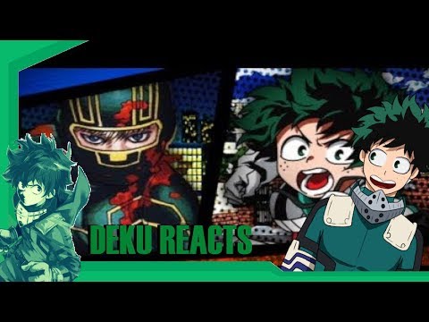 Deku Reacts To "Kick-Ass vs. Izuku Midoriya - Rap Battle!"