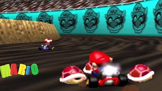 Mario Kart 64 - Game Play by Nintendo for the Nintendo 64.