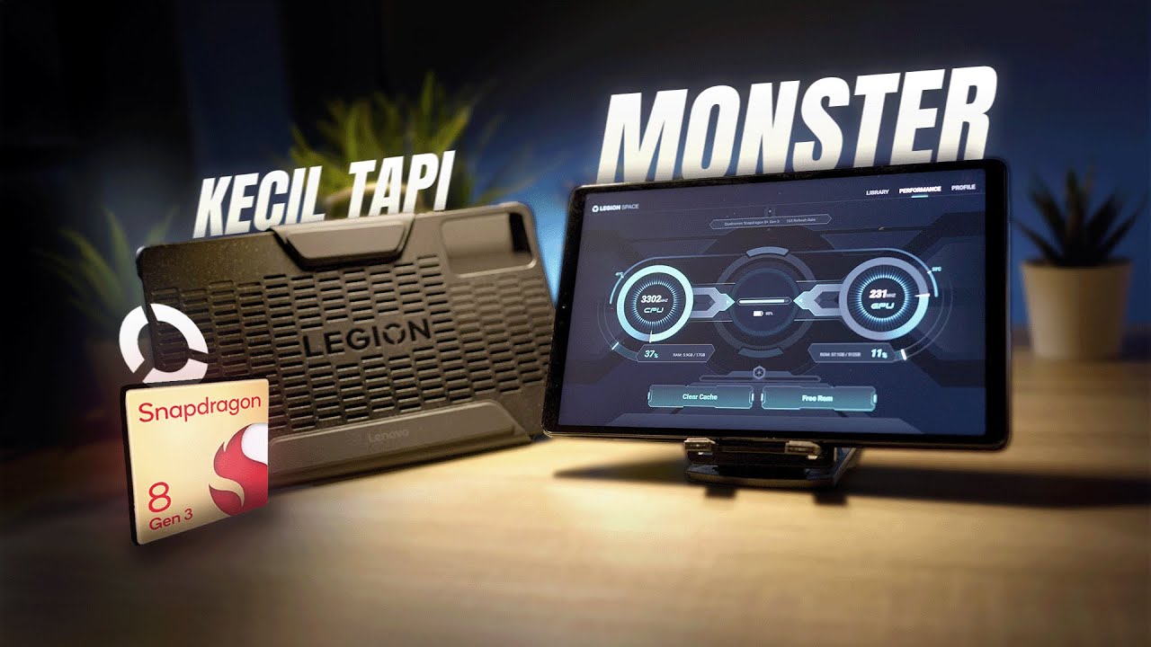Akhirnya Tablet Gaming Sempurna? Kecil, Bypass Charging, Rata Kanan! Review Legion Tab Gen 3
