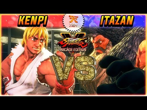 SFV AE ✪ KENPI (#1 Online KEN) vs ITAZAN (Zangief) | FT3 Sets ✪ SF5 TenSFV