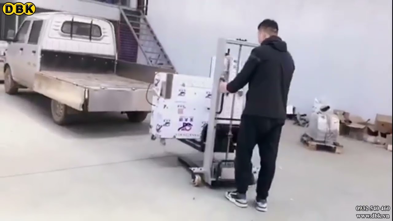 Video Xe nâng điện tự leo 500kg - 1000kg - Xe nâng điện tự leo 750kg - 1,3 mét