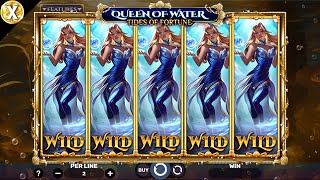 Queen of Water Tides of Fortune 🤩 Super Epic Big Win! 🤩 NEW Online Slot - Spinomenal - All Features