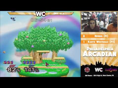 The Philadelphia Arcadian: Nimbus (Red Falco) vs Kanye Westballz (Falco) - Pools