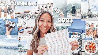 SUMMER BUCKET LIST 2023 | 100+ THINGS YOU NEED TO DO THIS SUMMER!