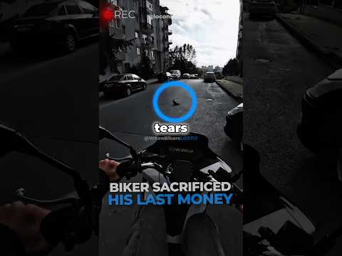 Biker SPENT His Last Money to SAVE Her 😱 @loconlly - IG