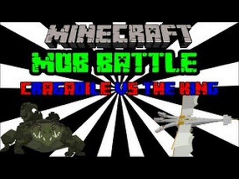 Minecraft Mob Battles - 05 - Cragadile vs The King and Tigrex