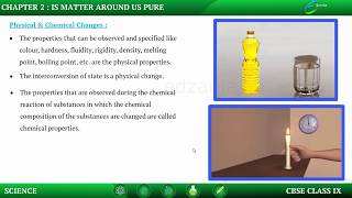 Is Matter Around Us Pure-Physical and Chemical Changes