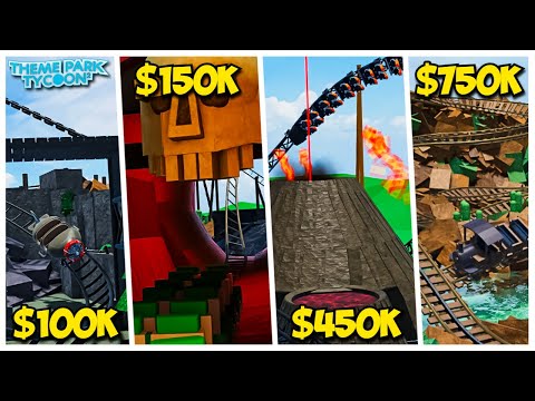 Build Battle in Theme park Tycoon 2 but each ride is a RANDOM budget